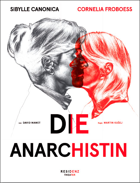 Plakatshooting, DIE ANARCHISTIN, Residenztheater